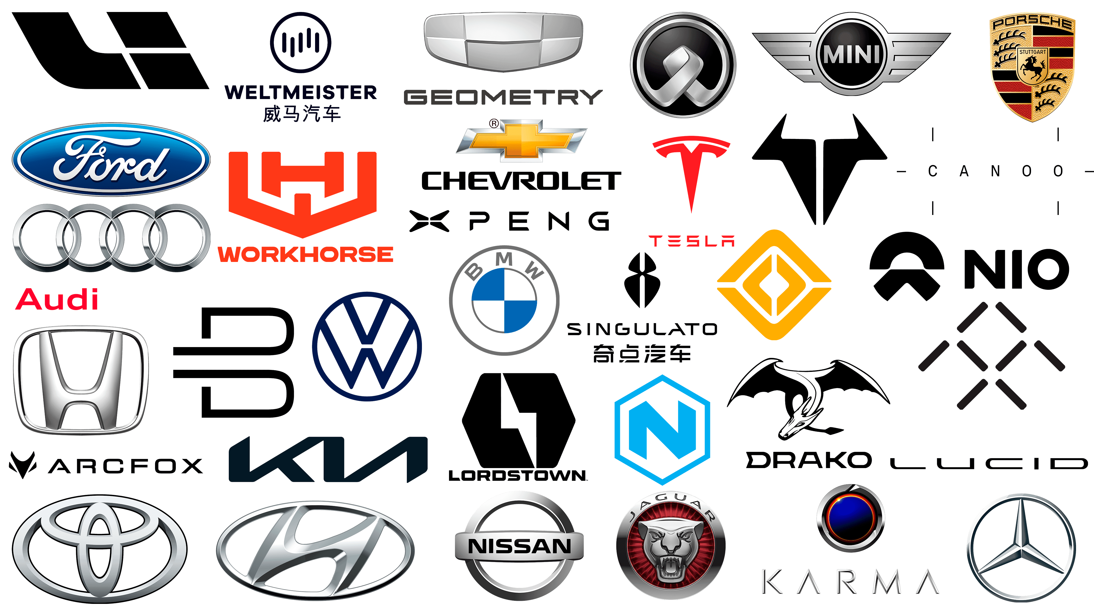 6 Electric Car Emblems BeinnBreshna