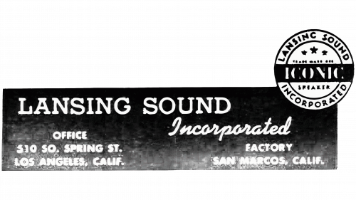 James B. Lansing Sound Logo 1946