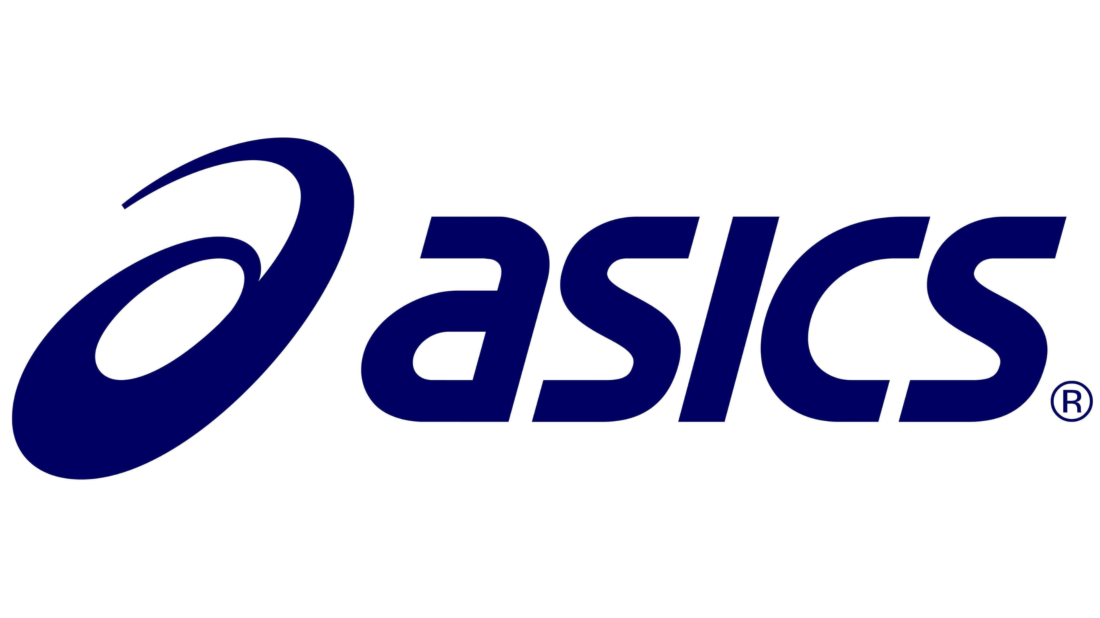 Logo sales of asics