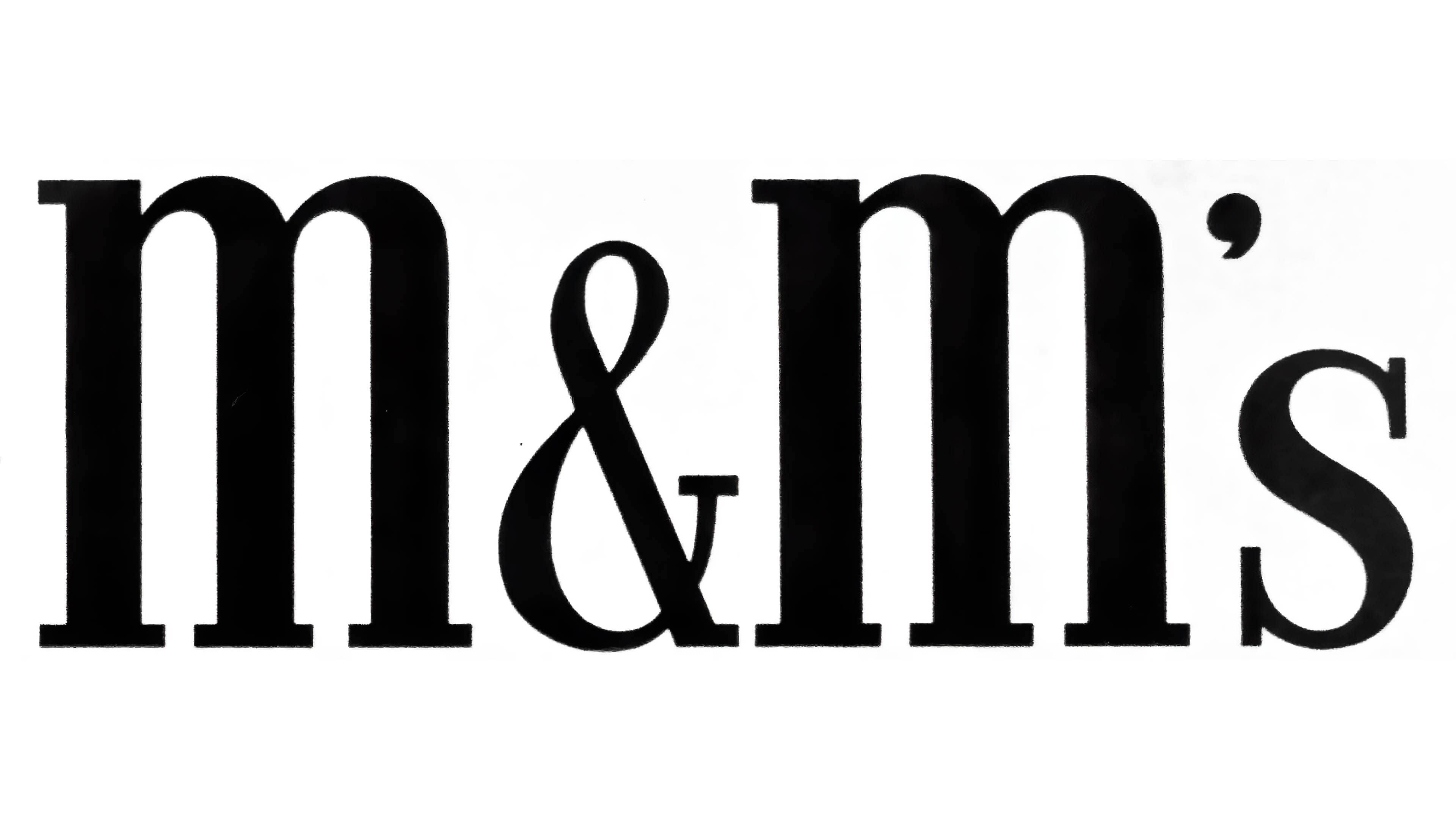 M&M Chocolate Logo  Chocolate logo, Catchy slogans, ? logo