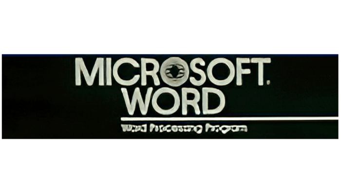 Microsoft Word Logo 1983-1987