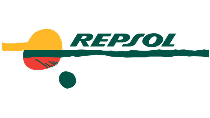 Repsol Logo 1987-1997