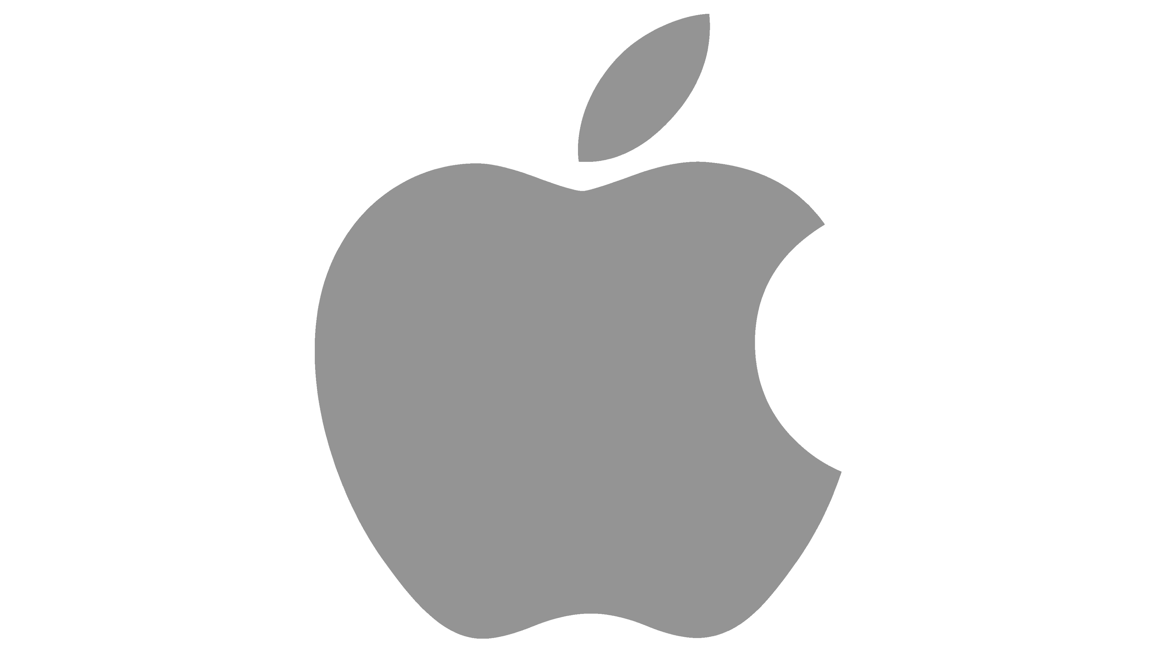 white apple logo transparent background