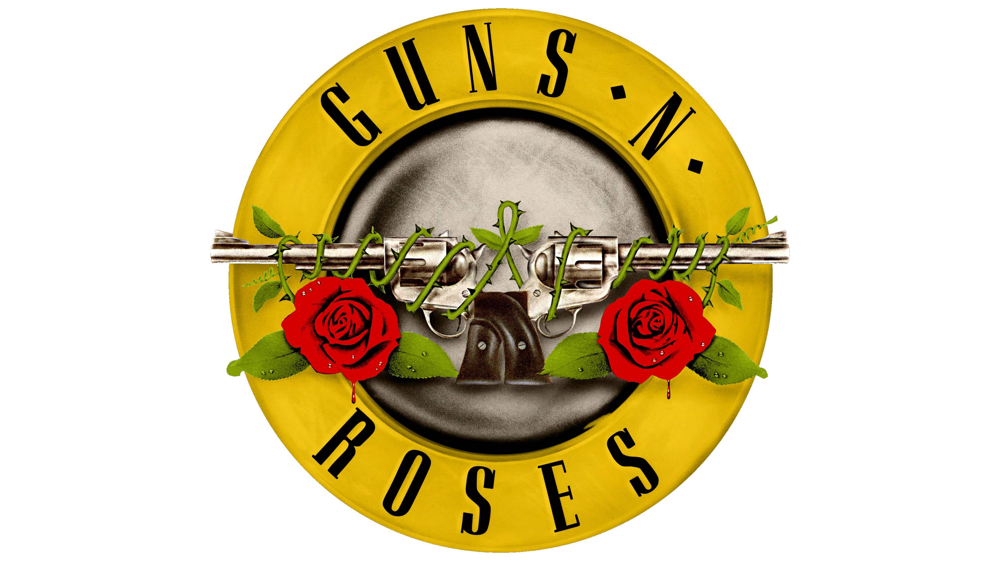 Guns N Roses  Logo Large Glass 