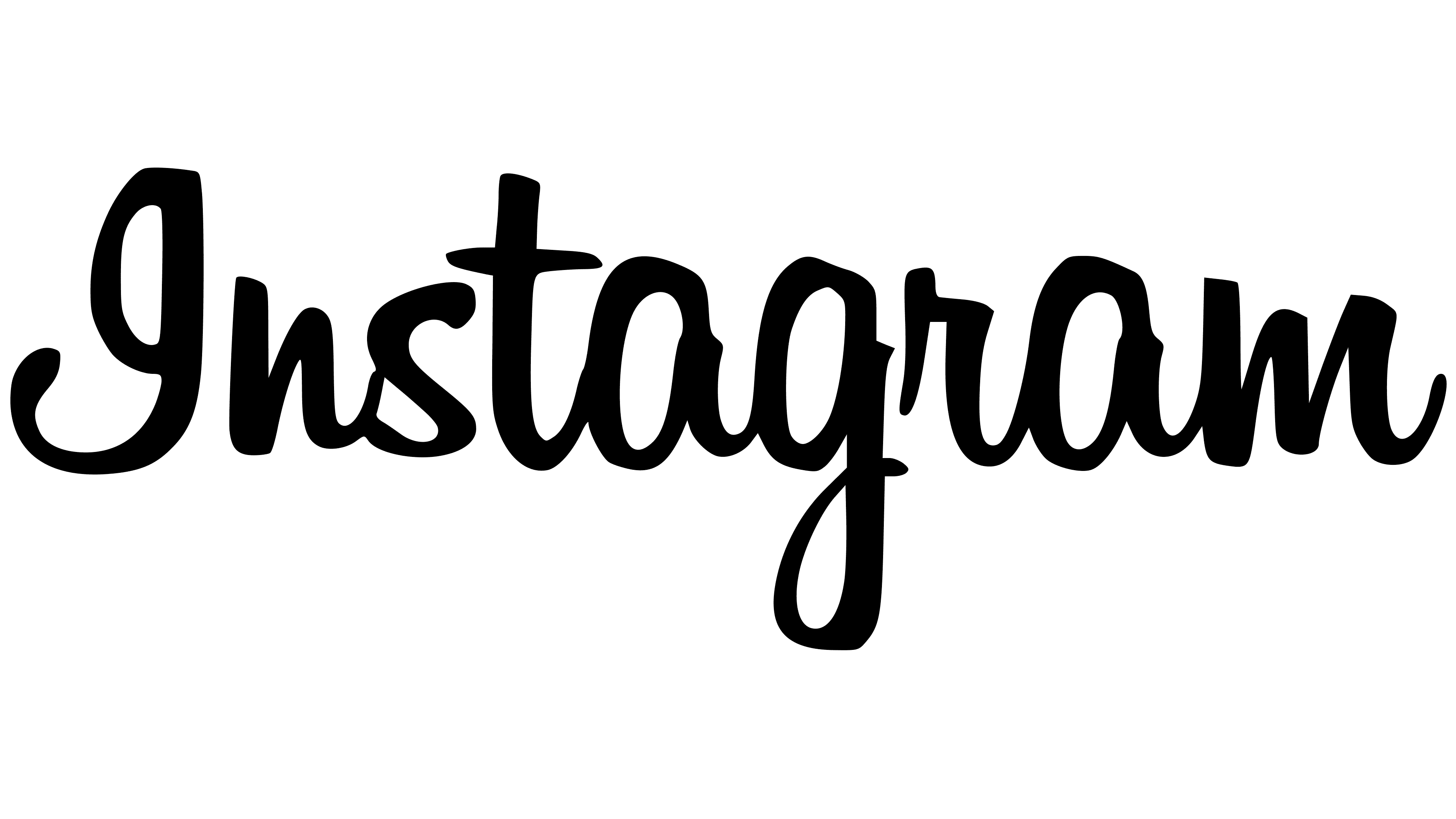 instagram black and white logo png