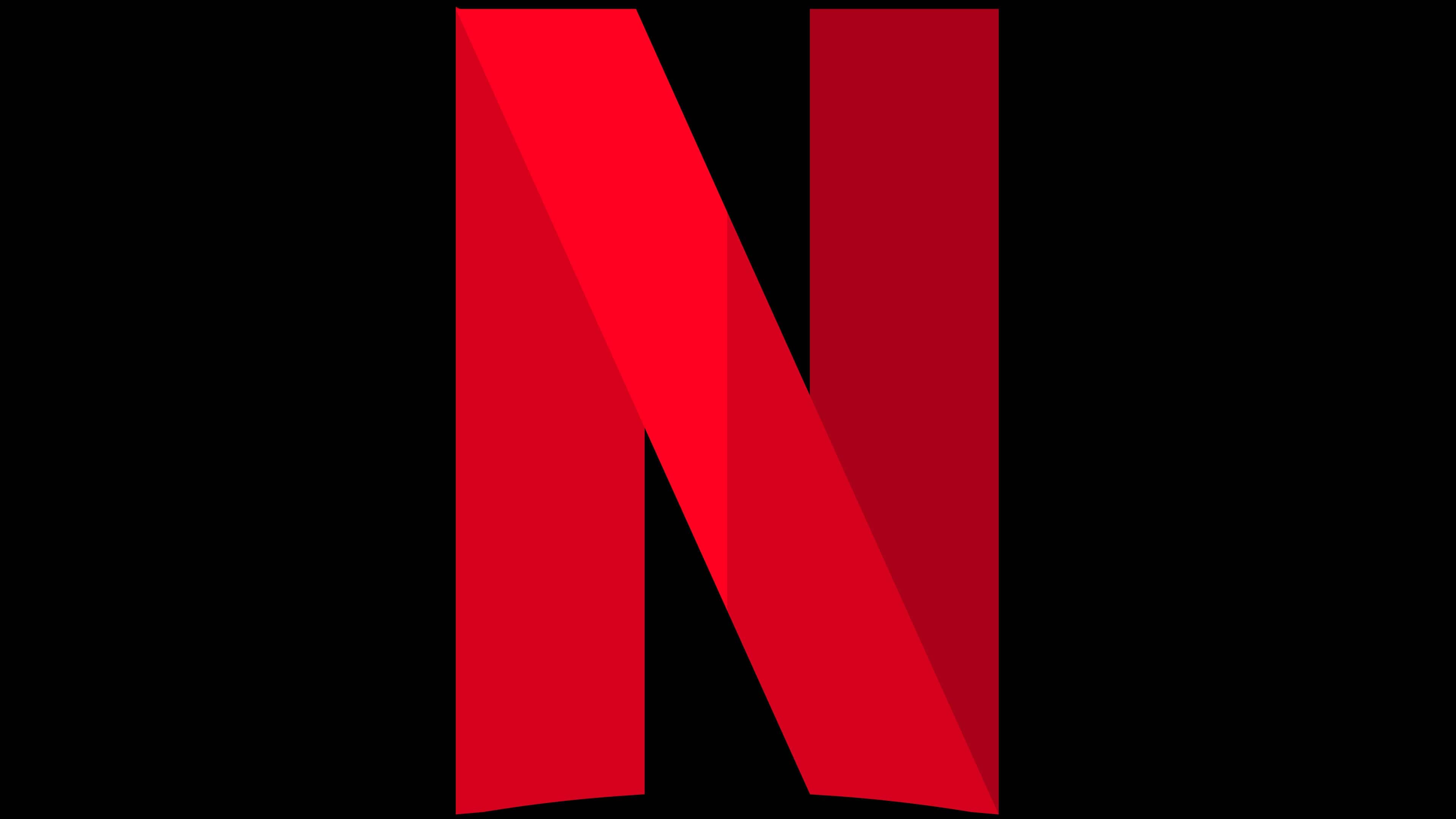 black netflix logo