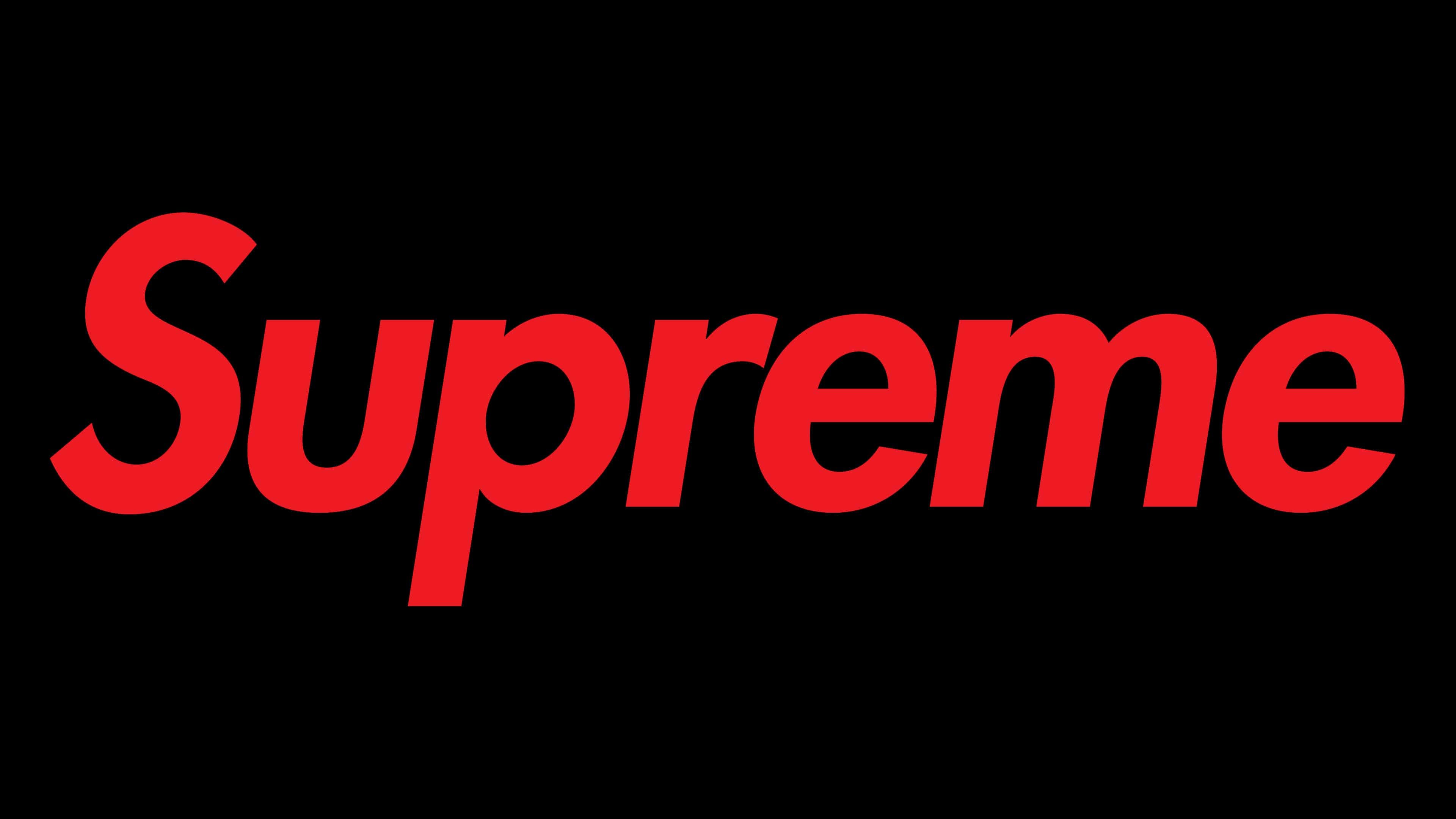 Supreme Logo Black and White – Brands Logos