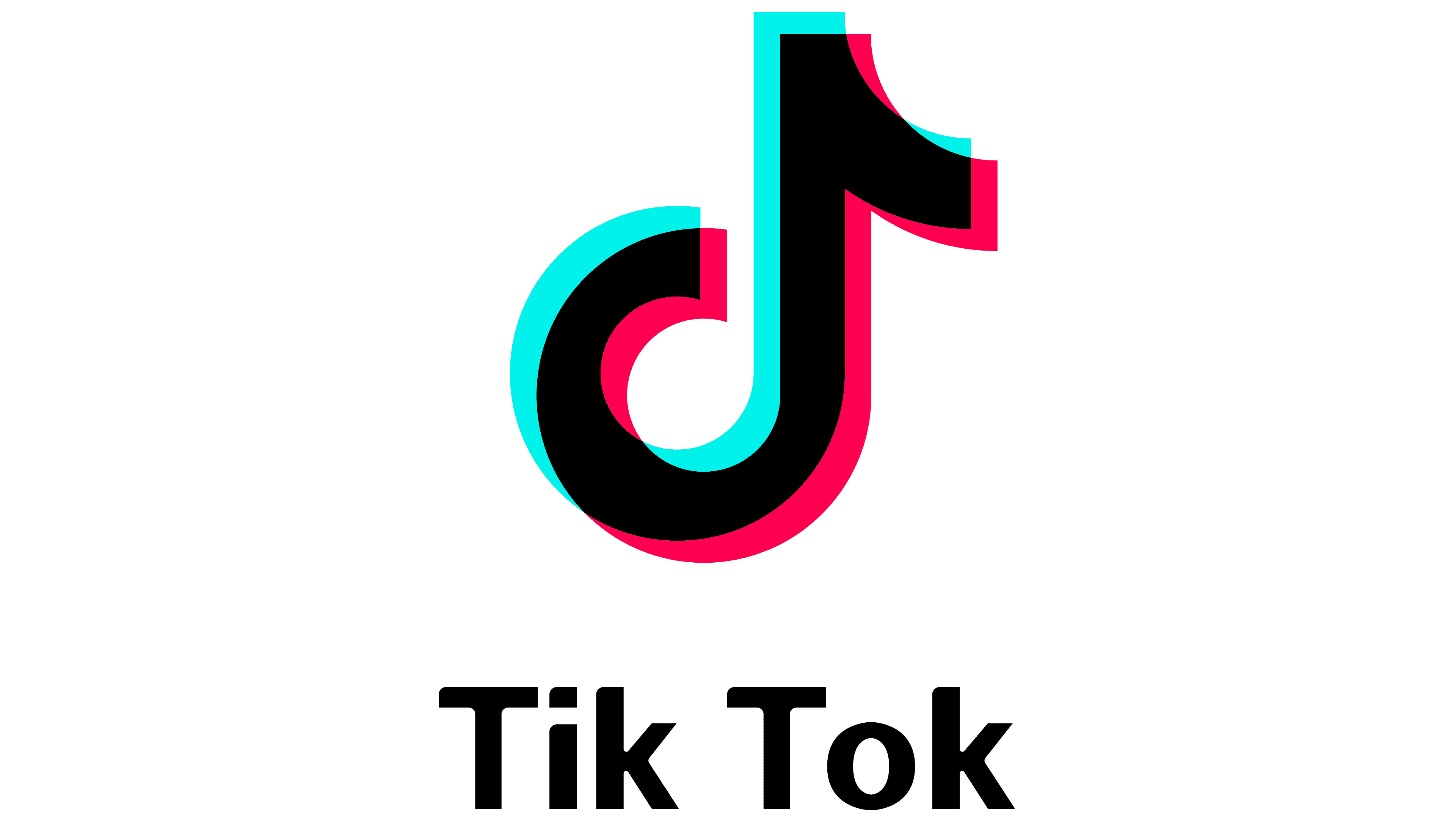 Tik Tok Logo 3D