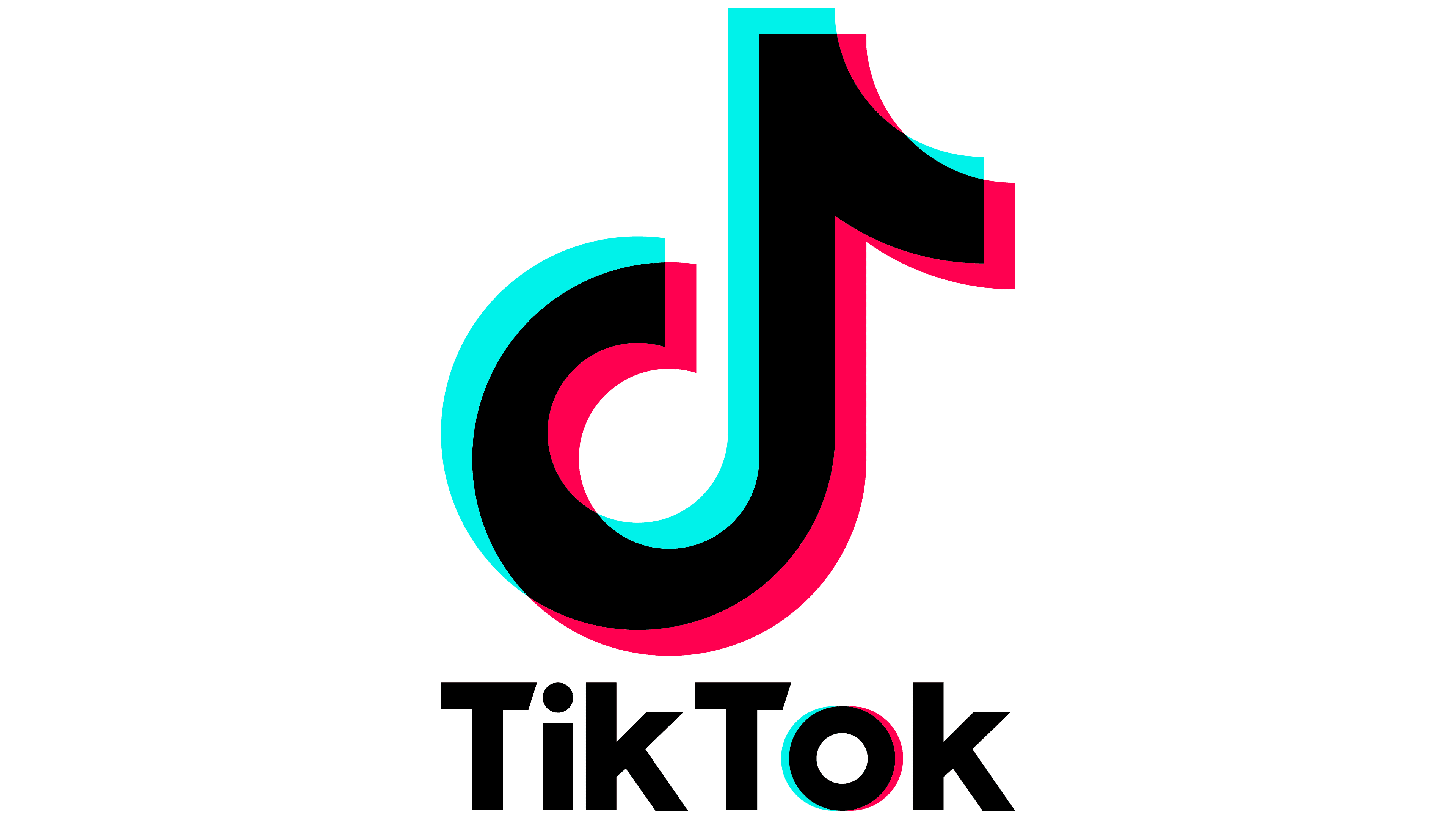 tik tok logo black and white