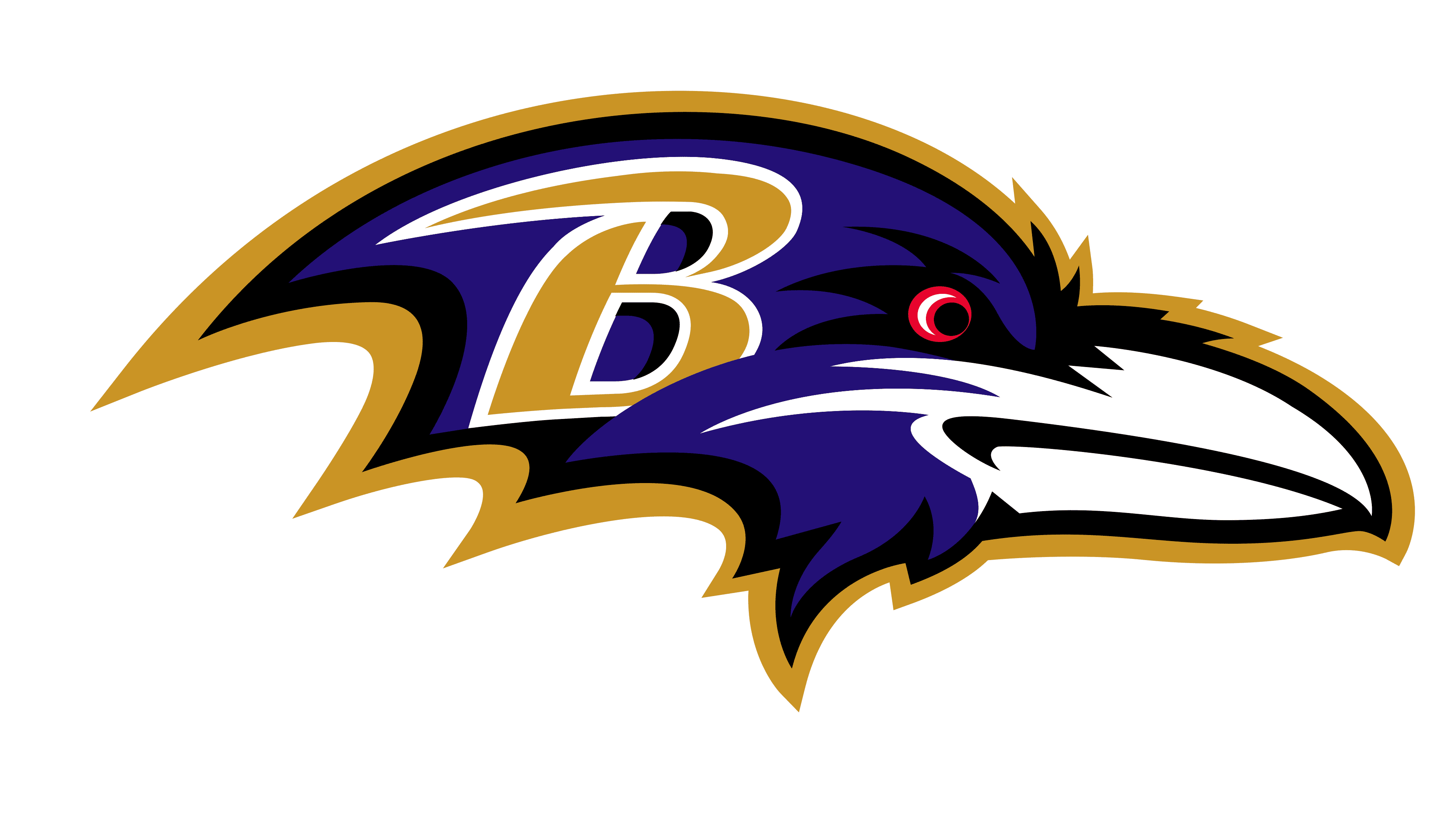 Baltimore Ravens Logo coloring page