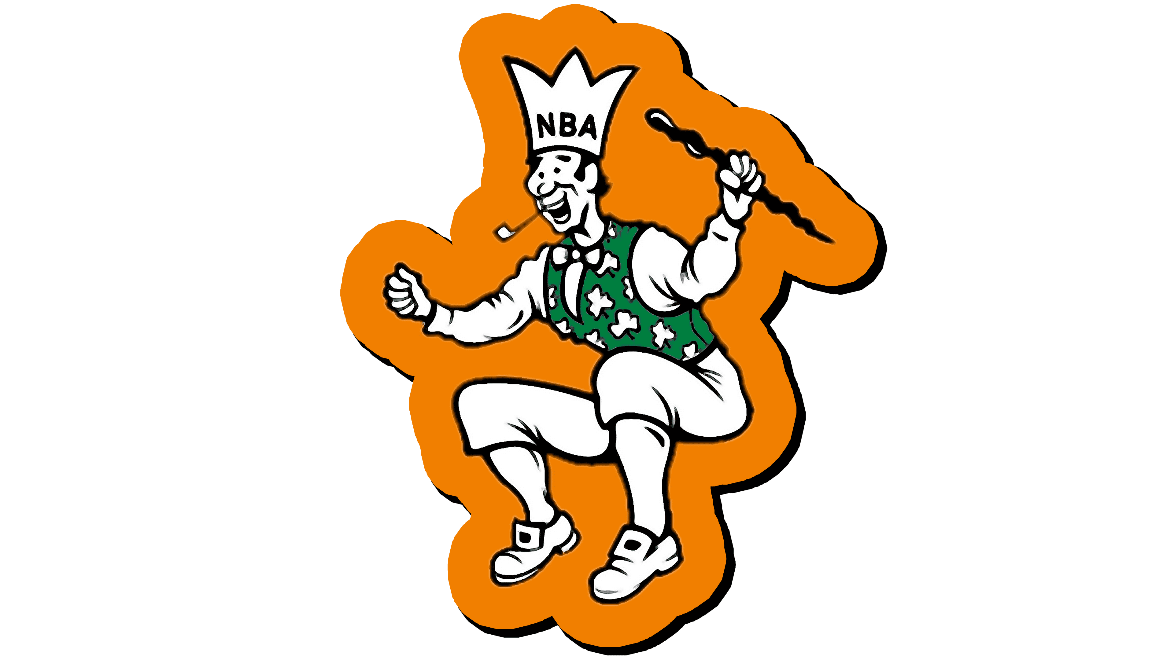 Boston Celtics Classic Leprechaun Logo Vintage NBA Basketball Team