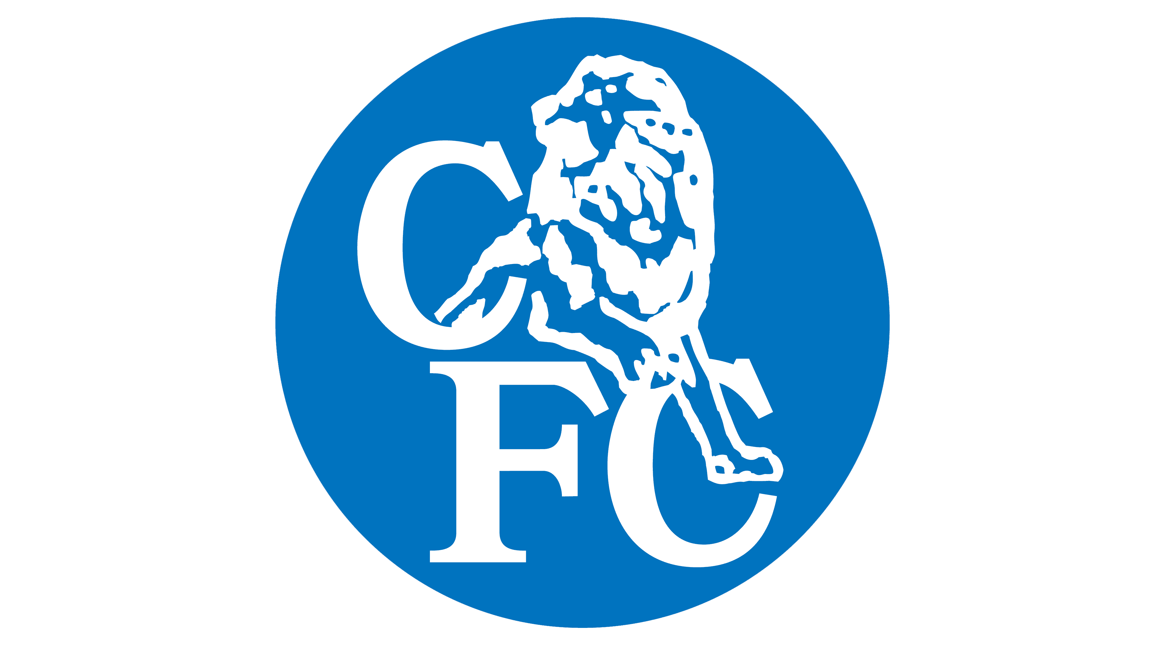 Chelsea FC Lion Sticker transparent & White - Etsy