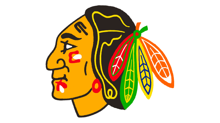 Chicago Blackhawks Logo 1965-1989
