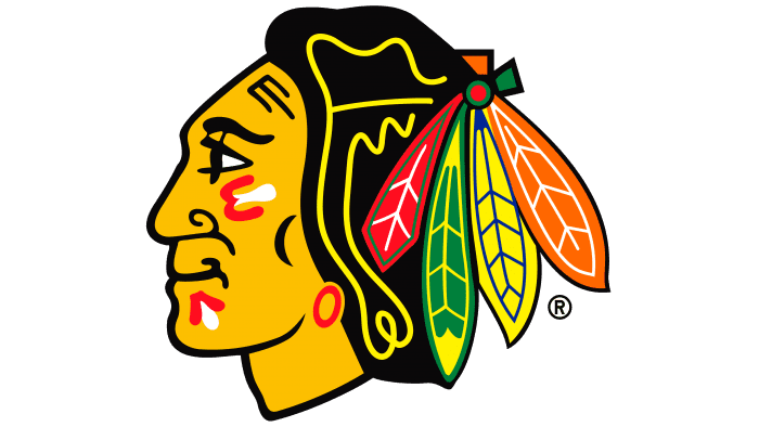 Chicago Blackhawks Logo 1989-1996