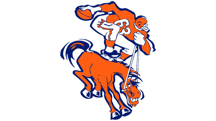 Denver Broncos Logo 1962-1969