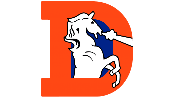 Denver Broncos Logo 1993-1996
