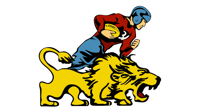 Detroit Lions Logo 1952-1960