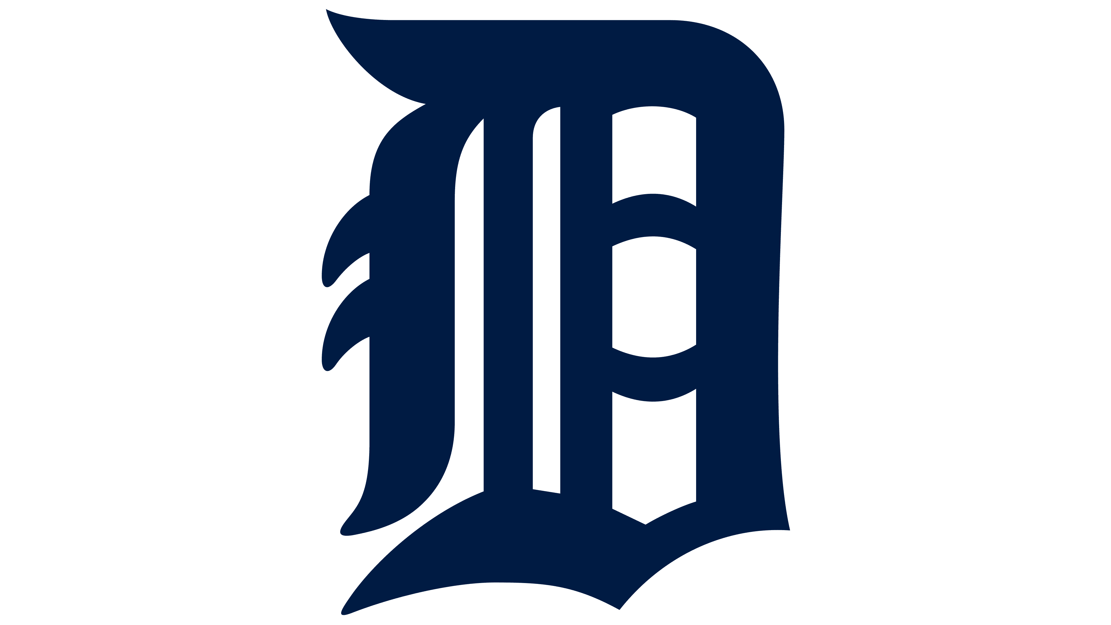 Detroit Tigers Logo Outline
