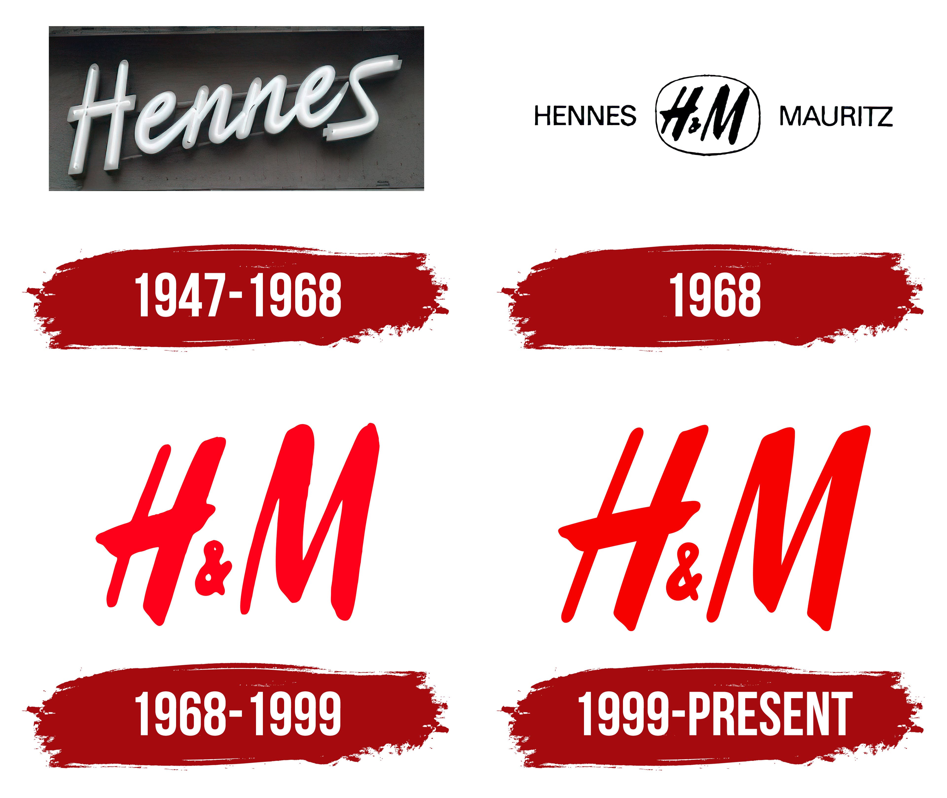 Exterior of H & M Fashion Clothing Shop Showing Company Name, Logo
