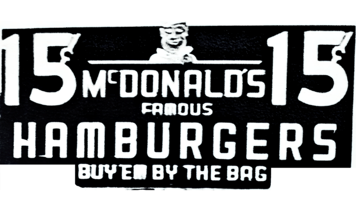 McDonalds Famous Hamburgers Logo 1948