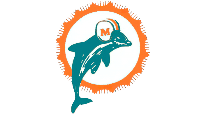 Miami Dolphins Logo 1966-1973