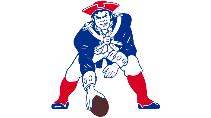New England Patriots Logo 1989-1992