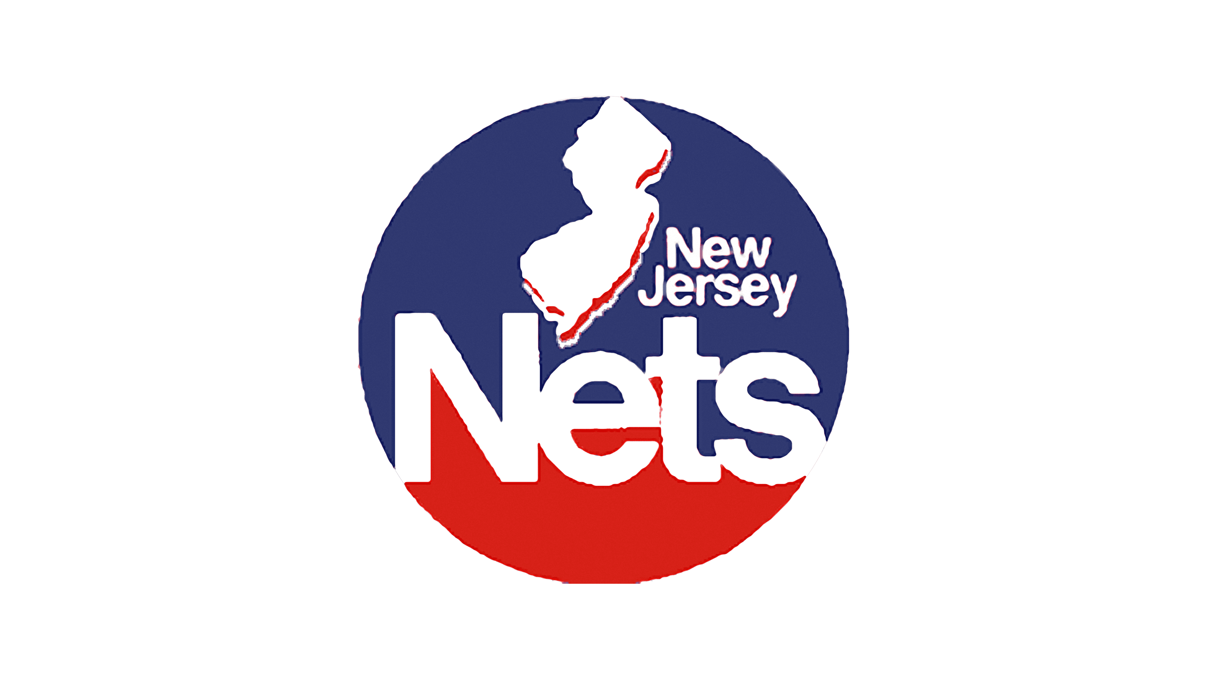 Vintage NEW JERSEY NETS PINBACK 3 3/8 Old Logo 1980's NBA