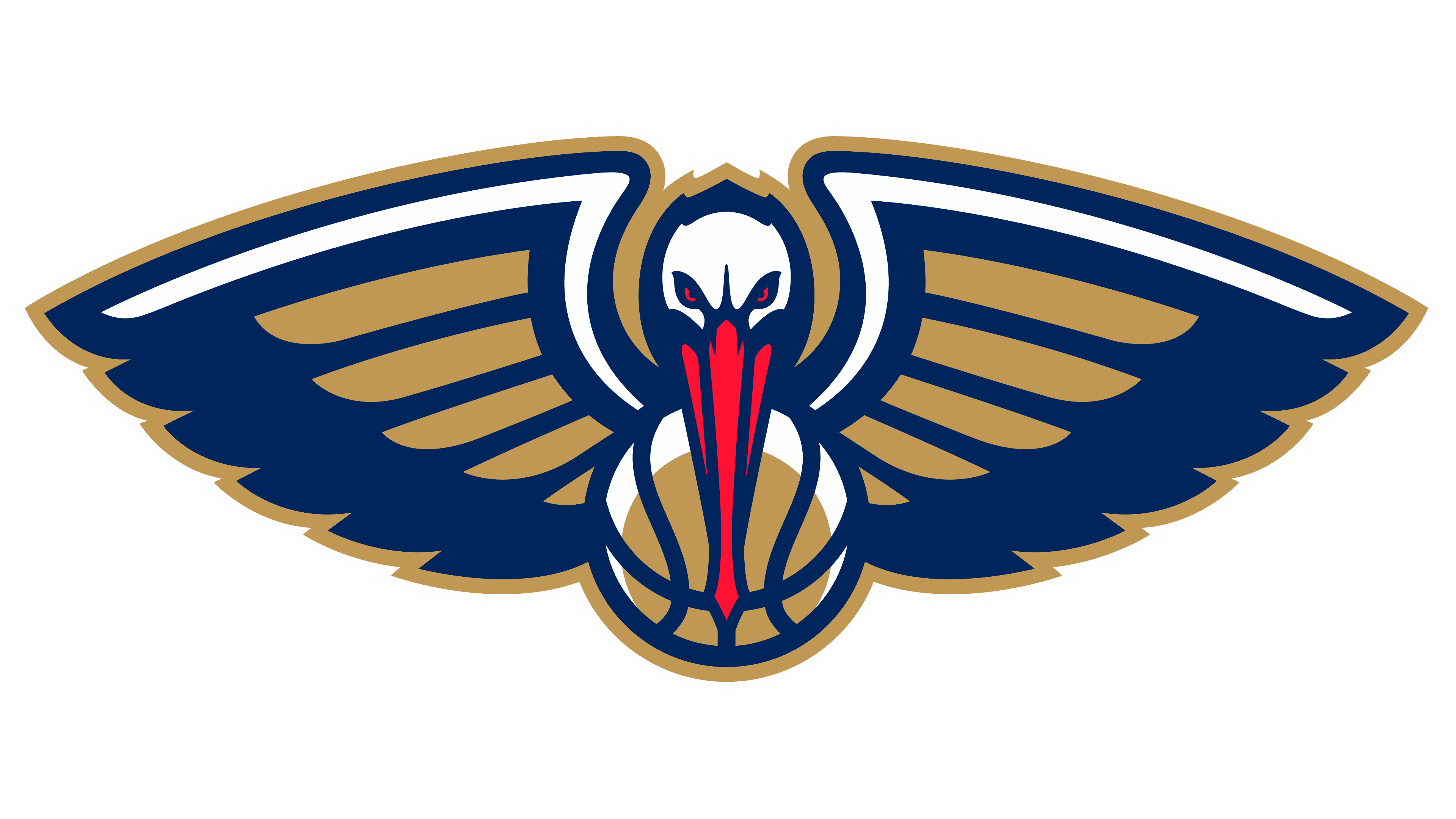 The New Orleans Pelicans logo: Why is that bird so angry? 
