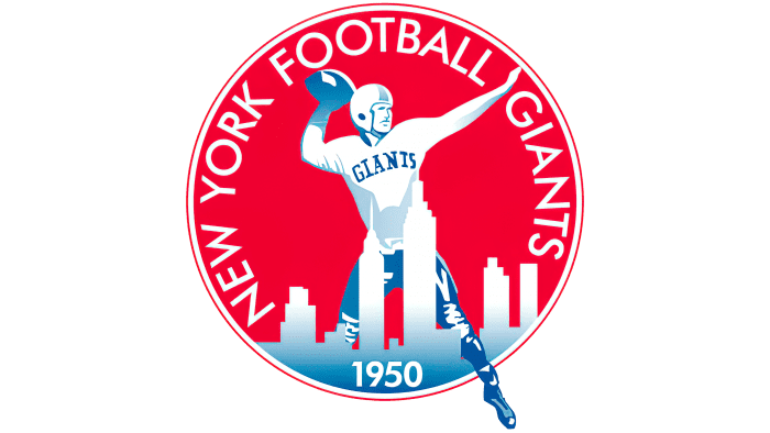 New York Giants Logo 1950-1955
