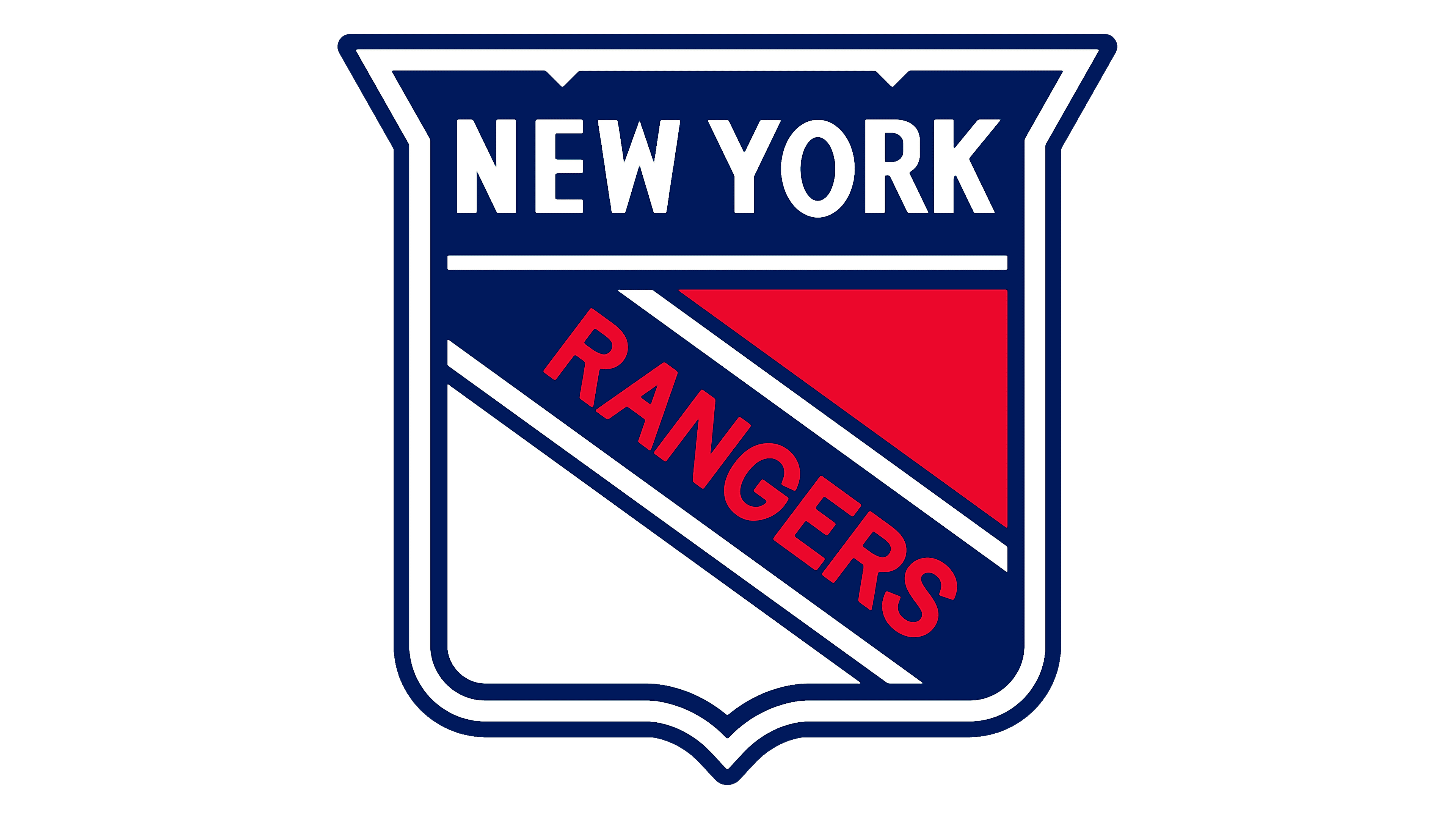 New York Rangers Logo Symbol History Png 3840 2160
