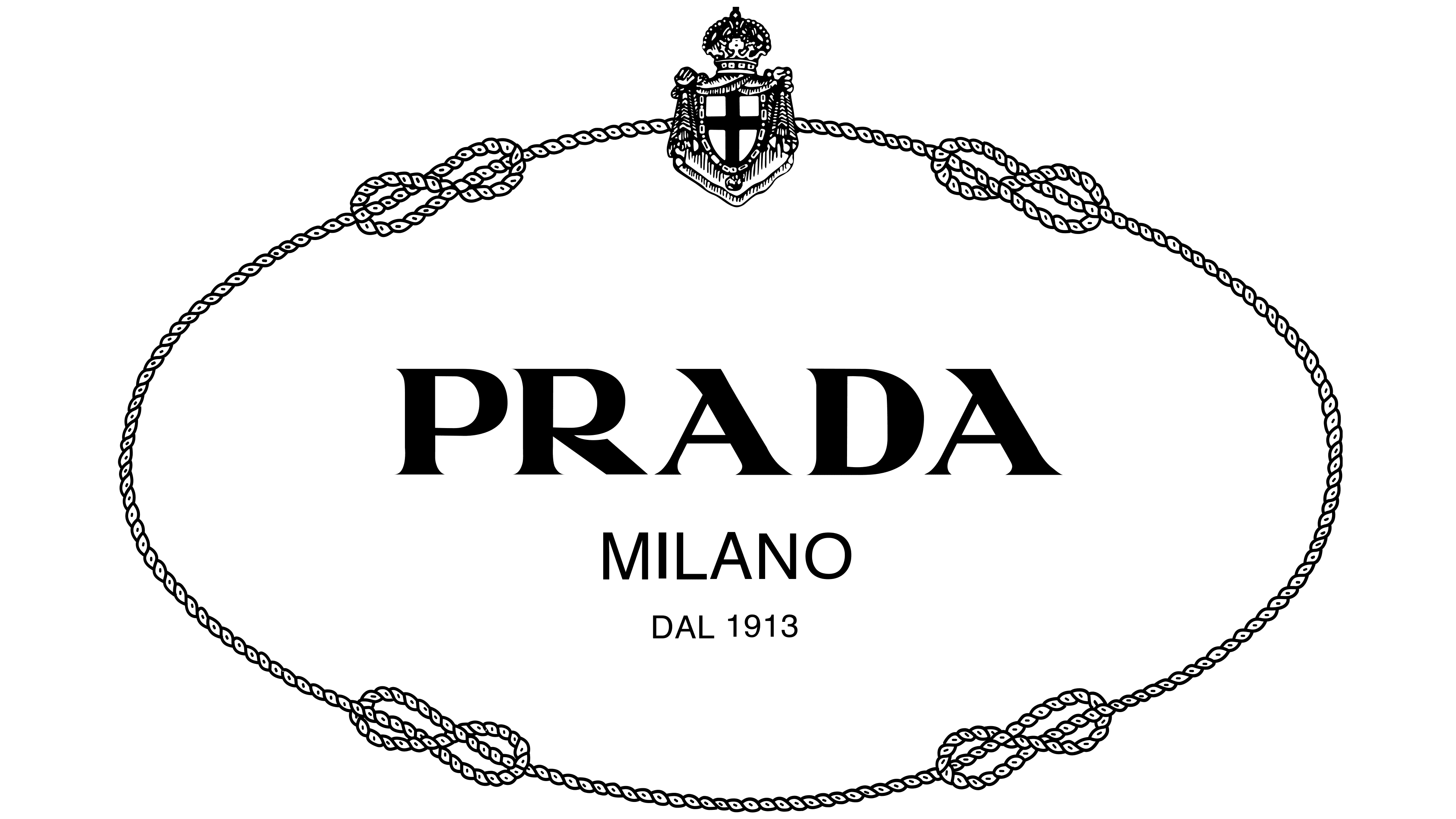 prada milano logo