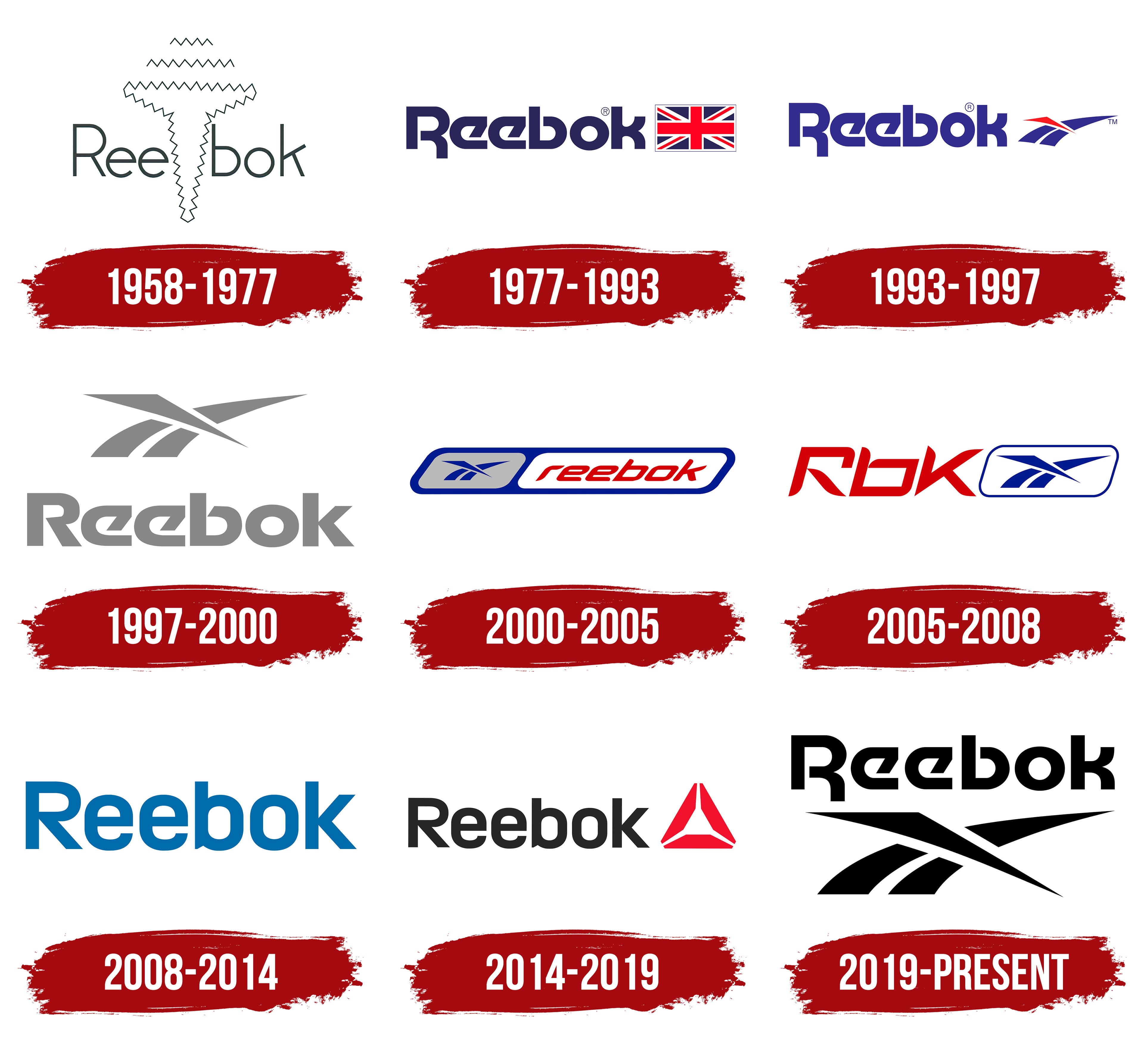 Reebok Logo symbol meaning history PNG brand