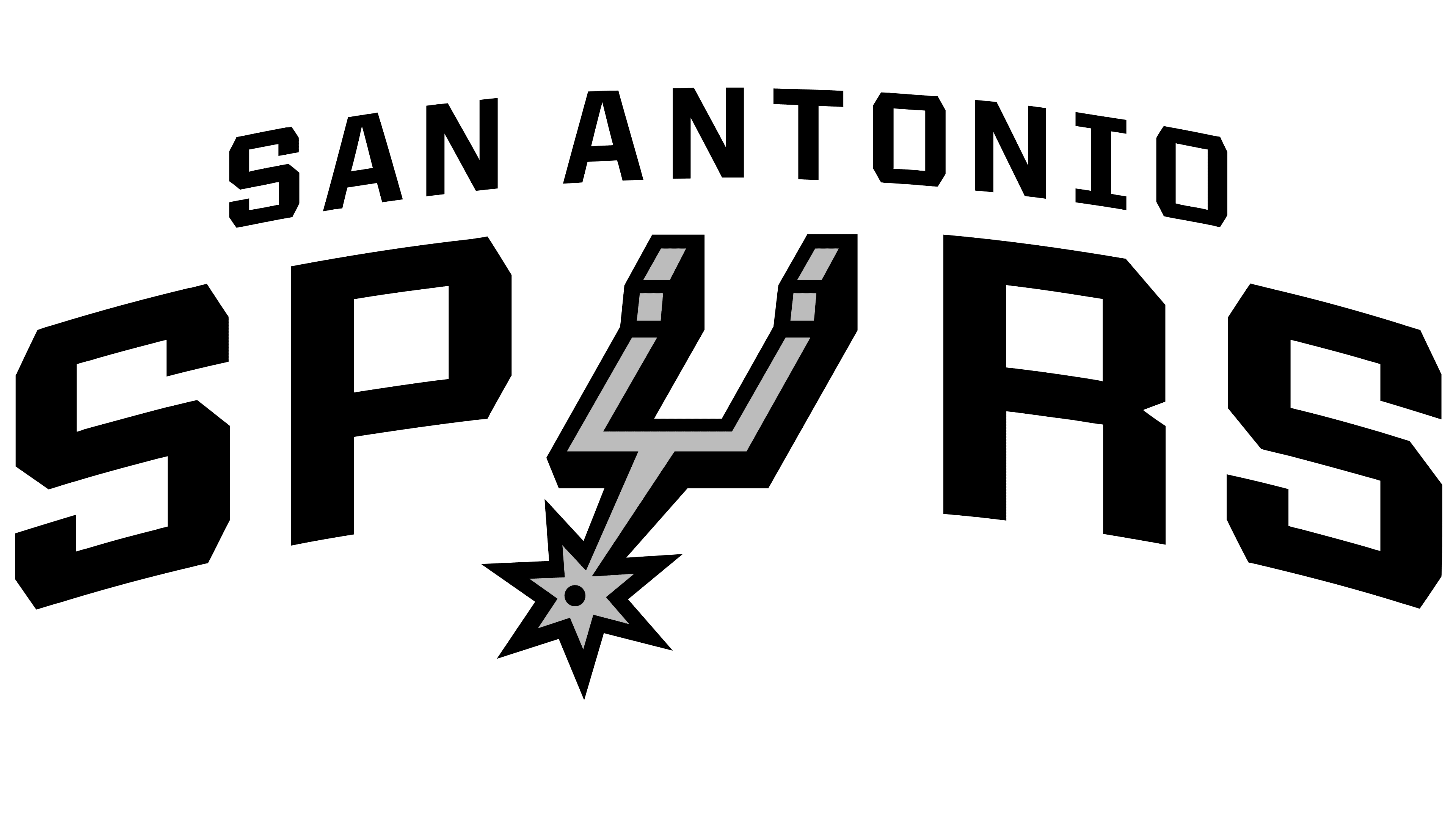El logo de los Spurs combina detalles de su primera etapa con otros aspectos más comunes a la contemporaneidad (FOTOGRAFÍA gentileza 1000marcas).