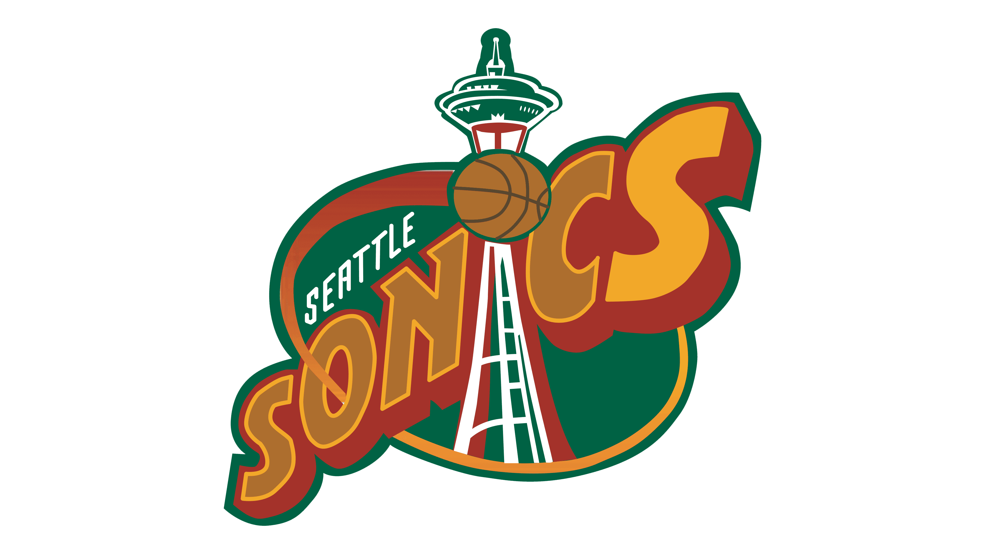 Nba 2k13 Logo Png Download Seattle Supersonics Logos