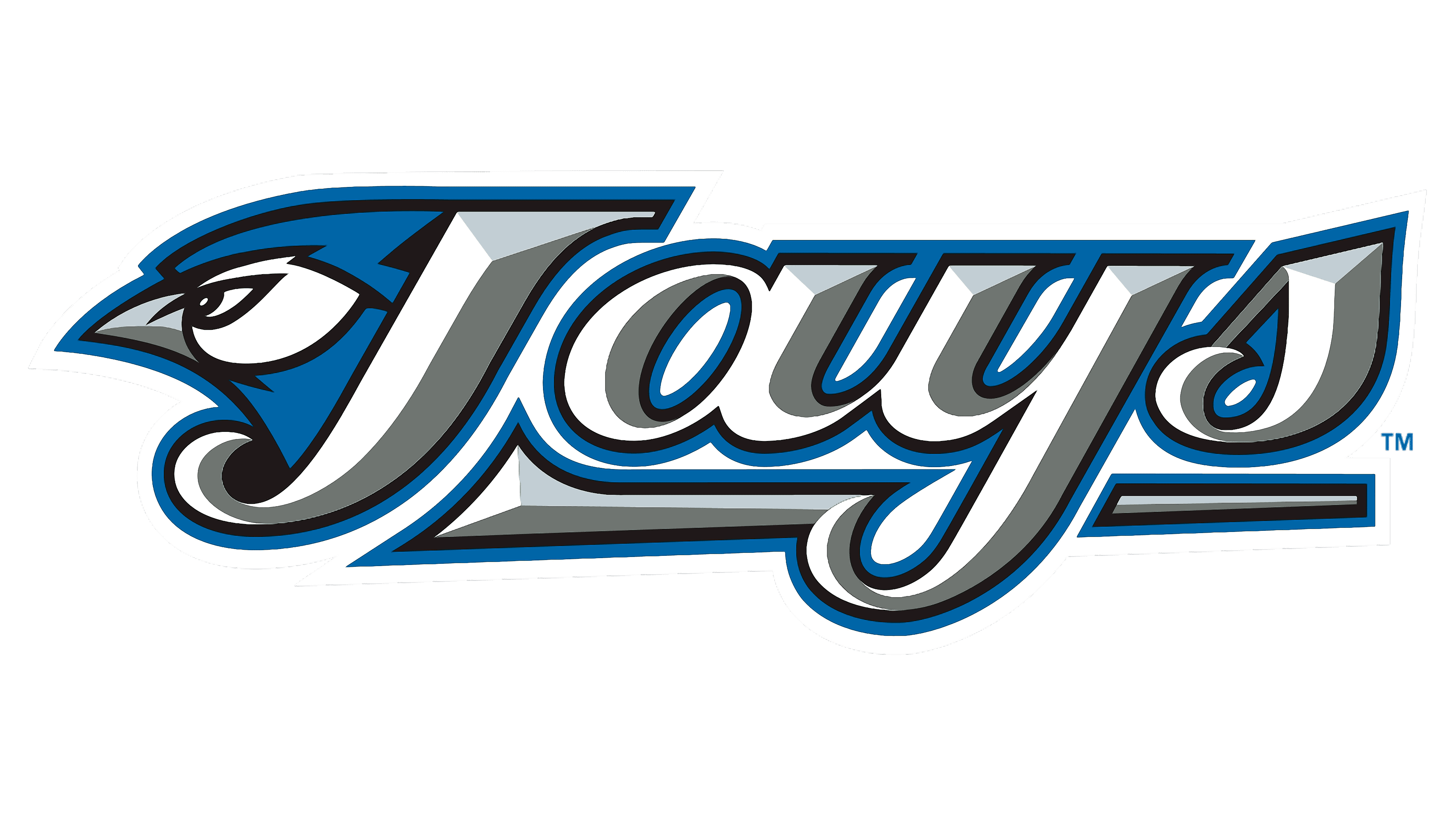 Dunedin Blue Jays Logo Black and White – Brands Logos