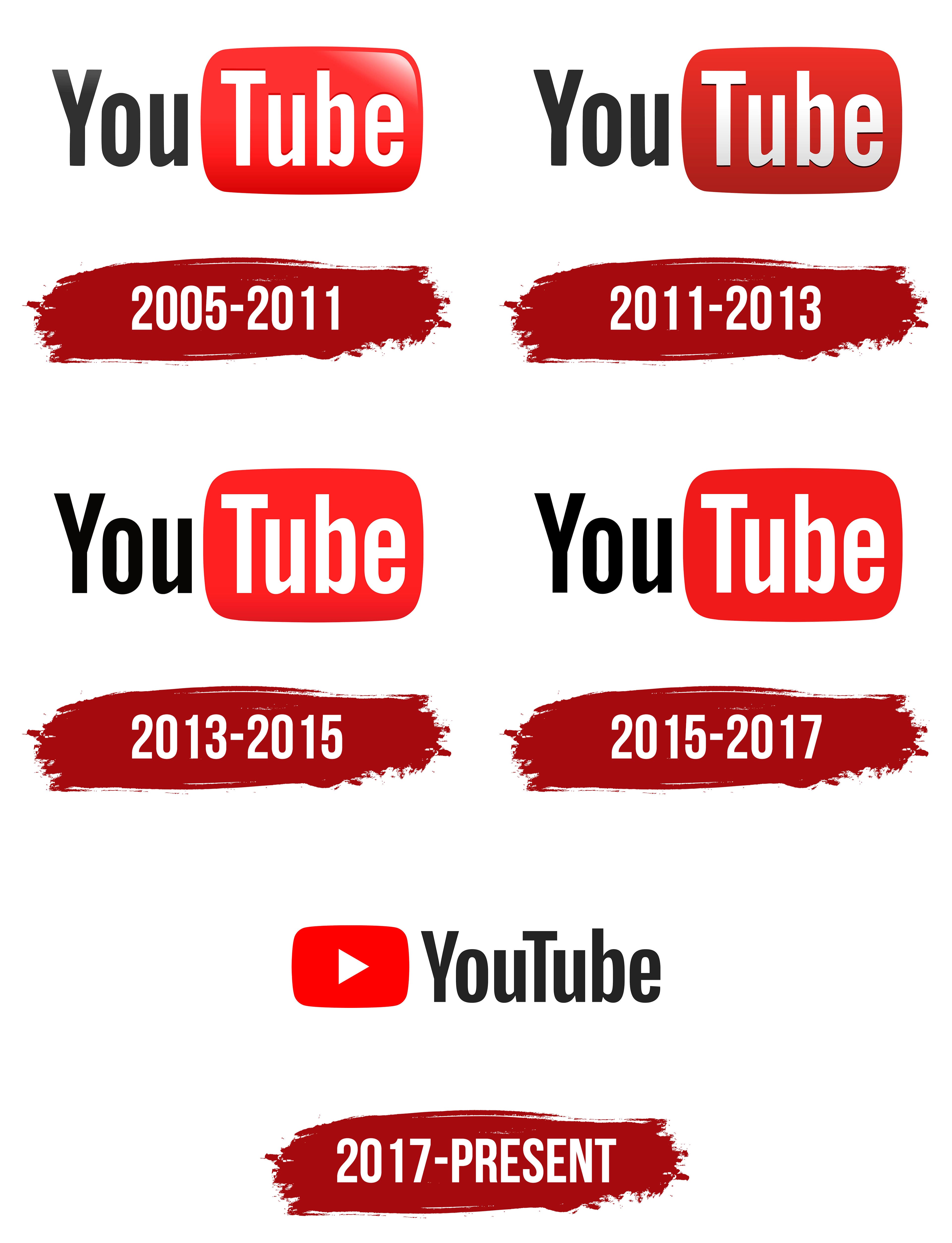 Youtube Logo History Evolution Colors Code Riset - Vrogue