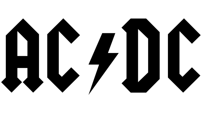 AC DC Logo 1977-present