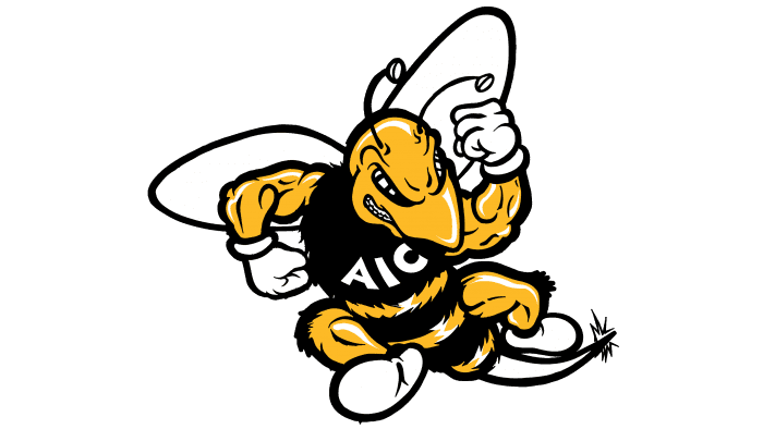 AIC Yellow Jackets Logo 2001-2008