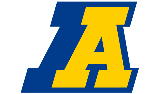 Akron Zips Logo 1986-2001