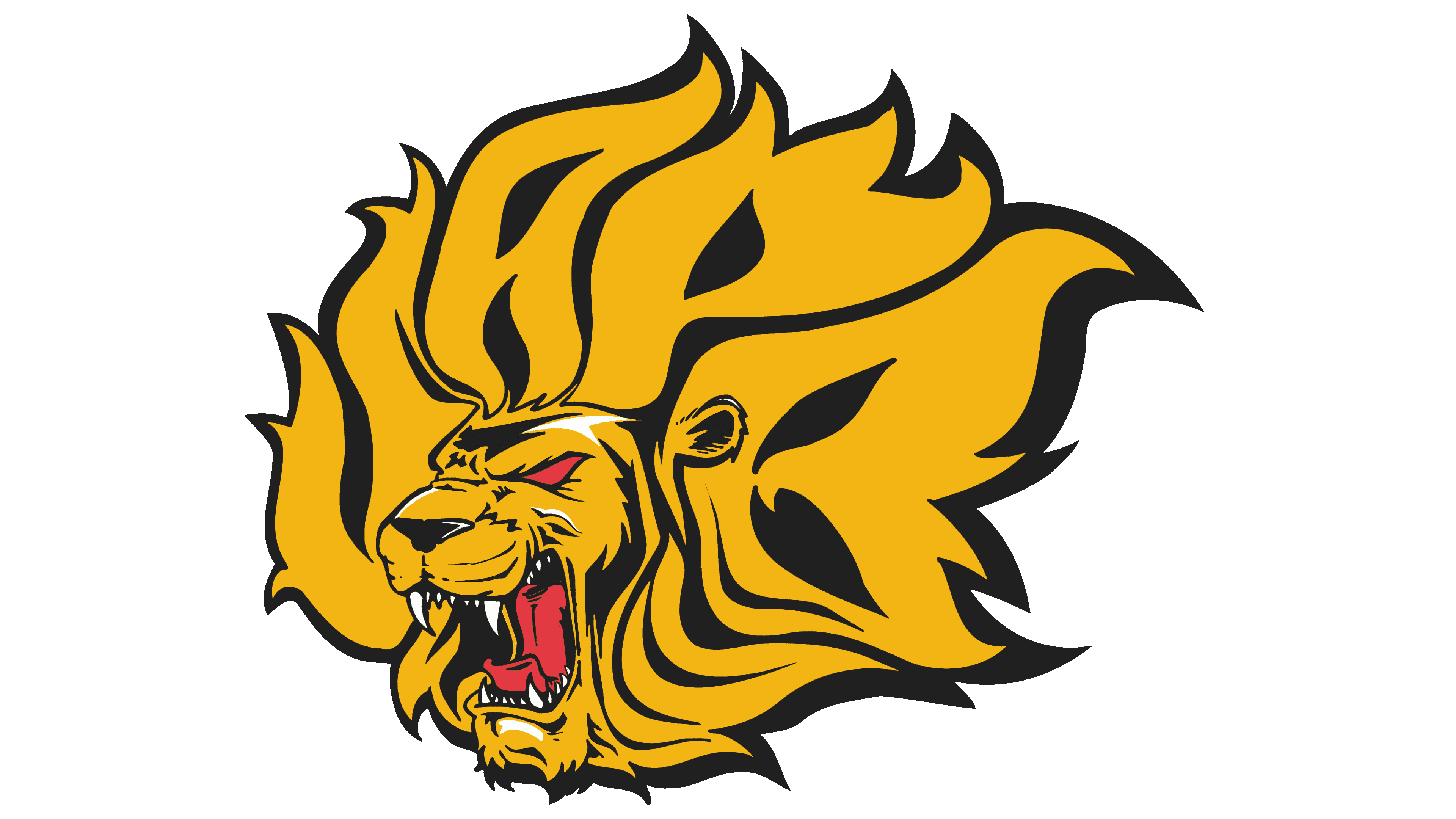 logo lion vector golden colors