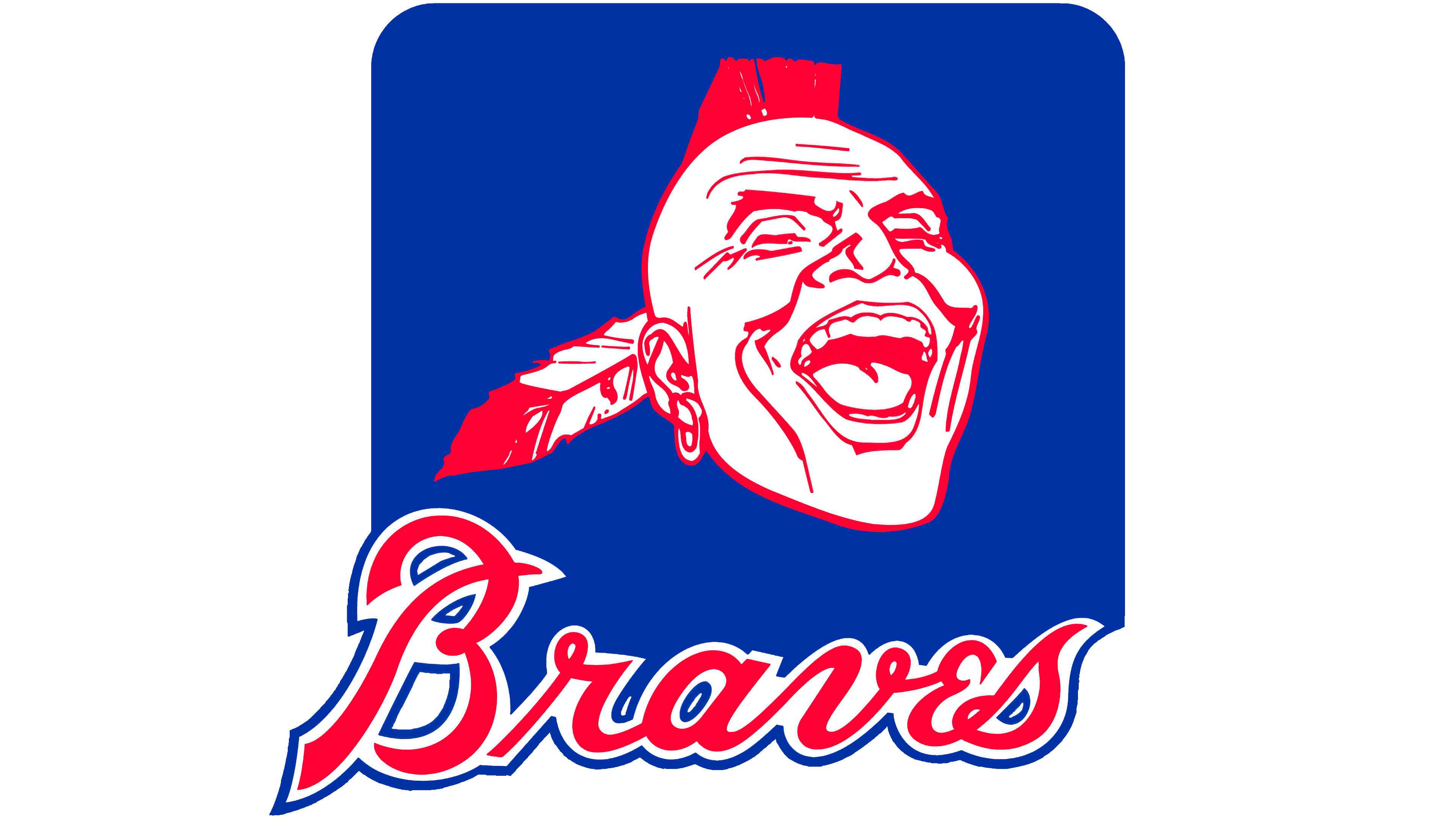 Atlanta Braves LogoMAGNET Type Monogram amp tomahawk MLB Baseball  DieCut Round  eBay
