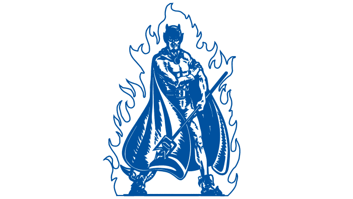 Duke Blue Devils Logo 1971-1977