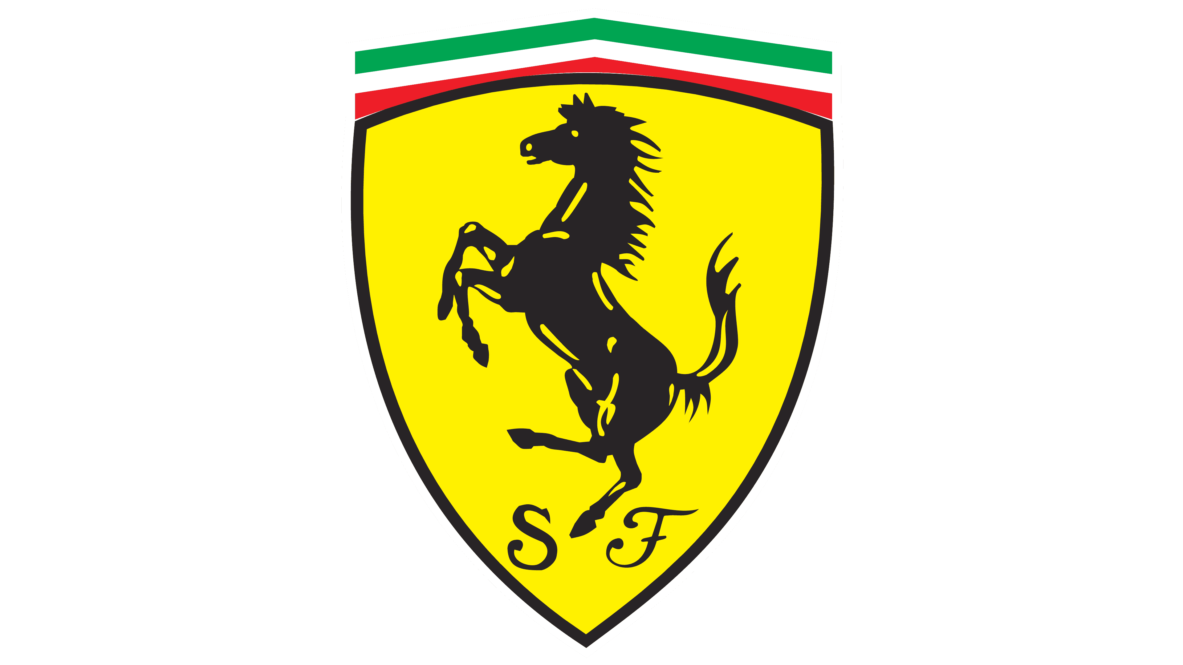 Ferrari Scuderia Logo Symbol History PNG 3840 2160 