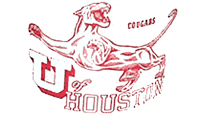Houston Cougars Logo 1951-1961
