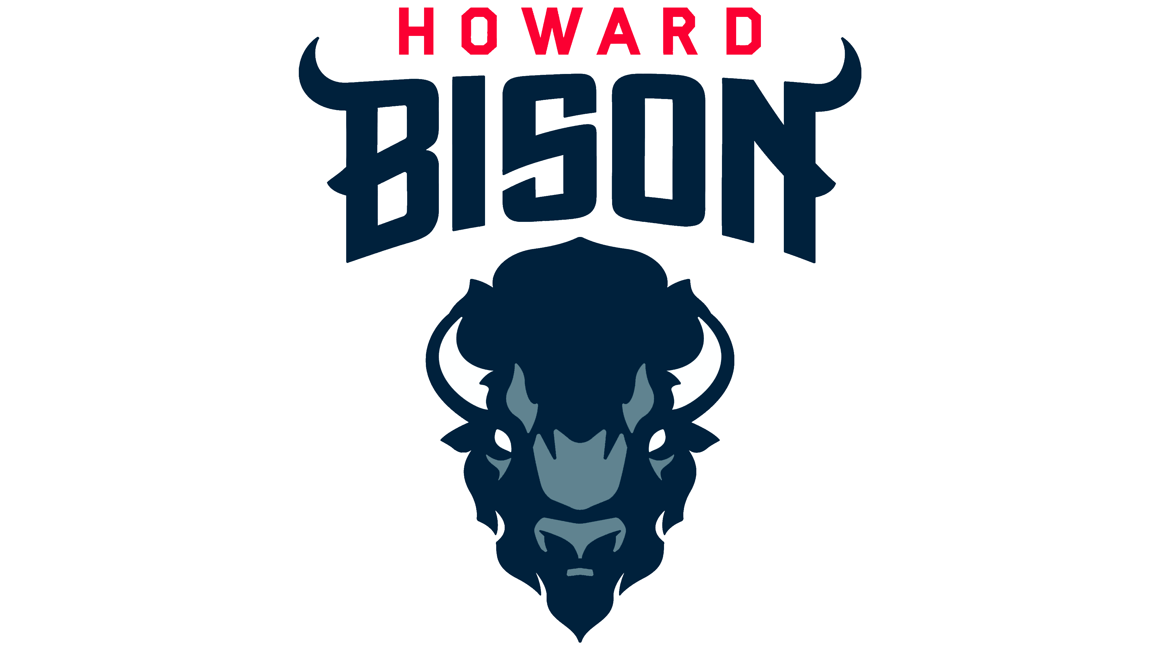 Howard Bison Logo Symbol History Png 3840 2160