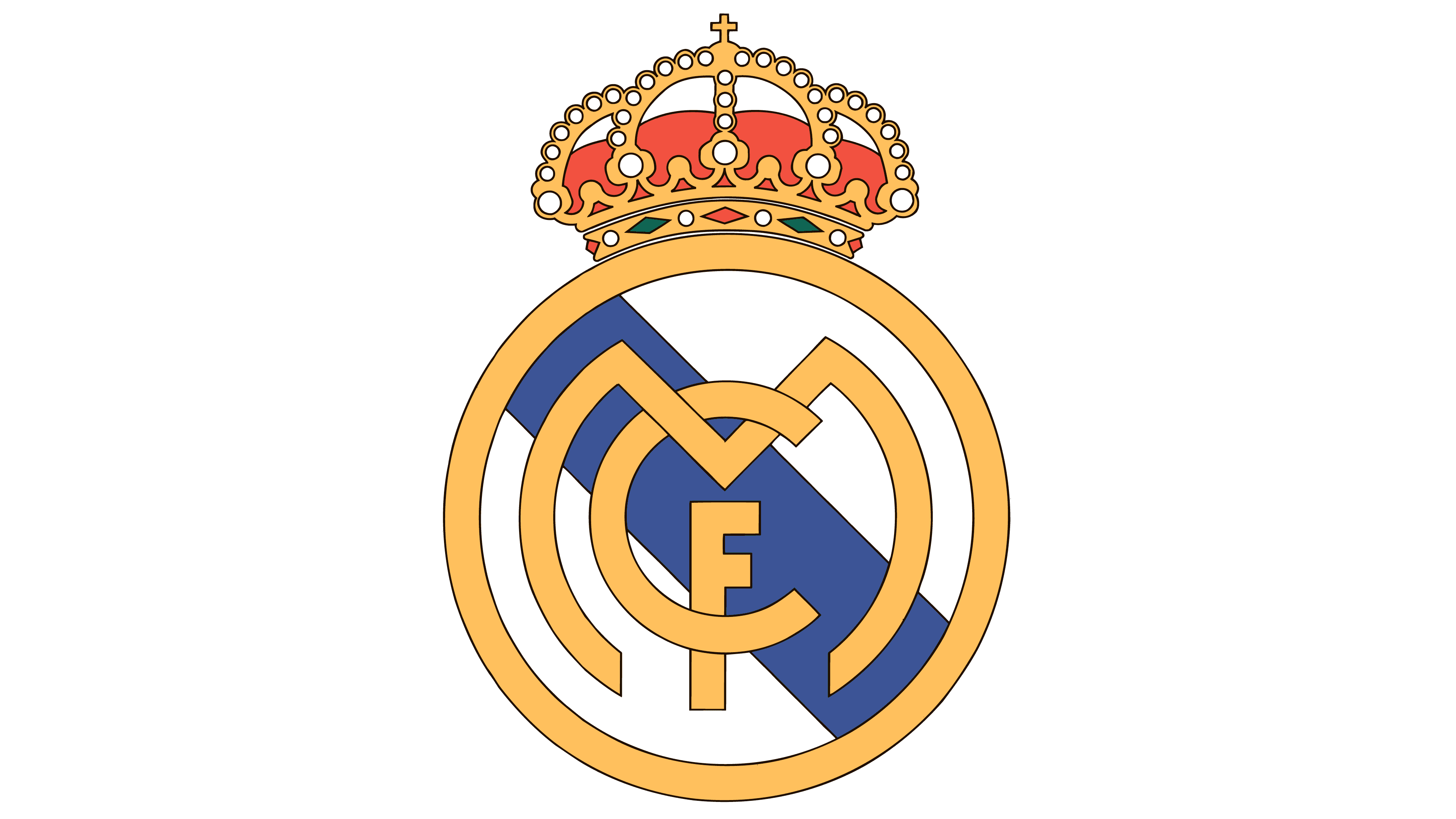 Real Madrid Football Club Official Black Tri Fold Reach Wallet Crest Badge Team 