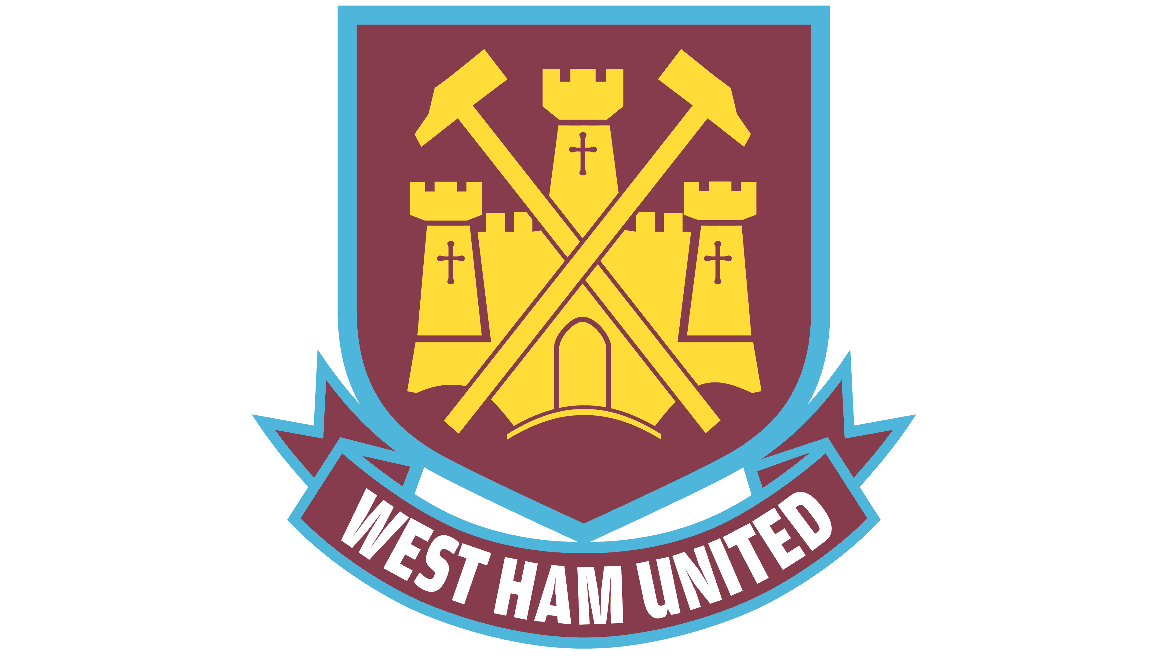 NEW Official Merchandise West Ham United Football Crest Badge 2016 