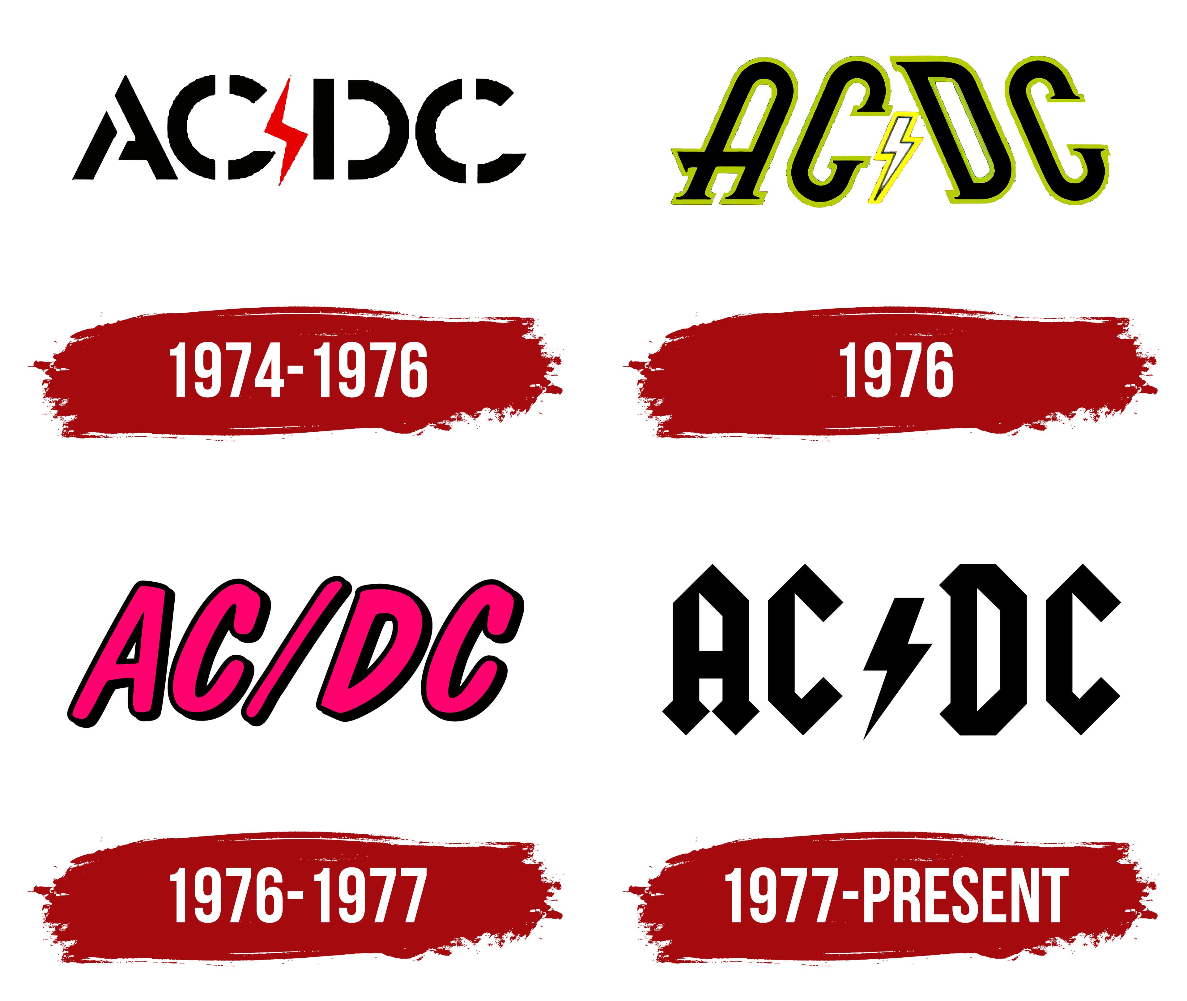 AC/DC Logo, symbol, meaning, history, PNG, brand