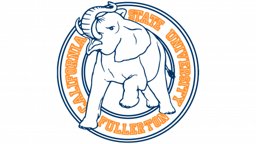 Cal State Fullerton Titans Logo 1986