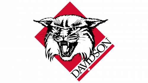 Davidson Wildcats Logo 1989